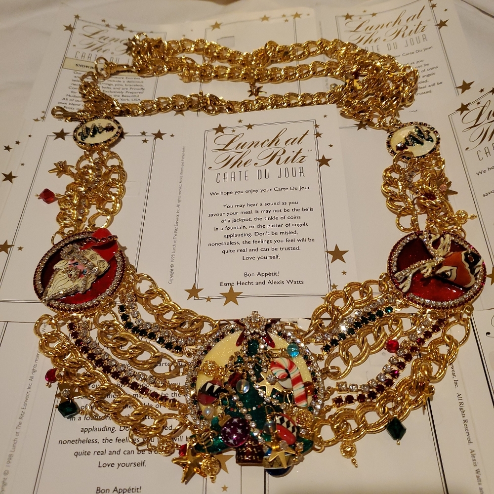 Lunch at the Ritz White Christmas Belt Superb